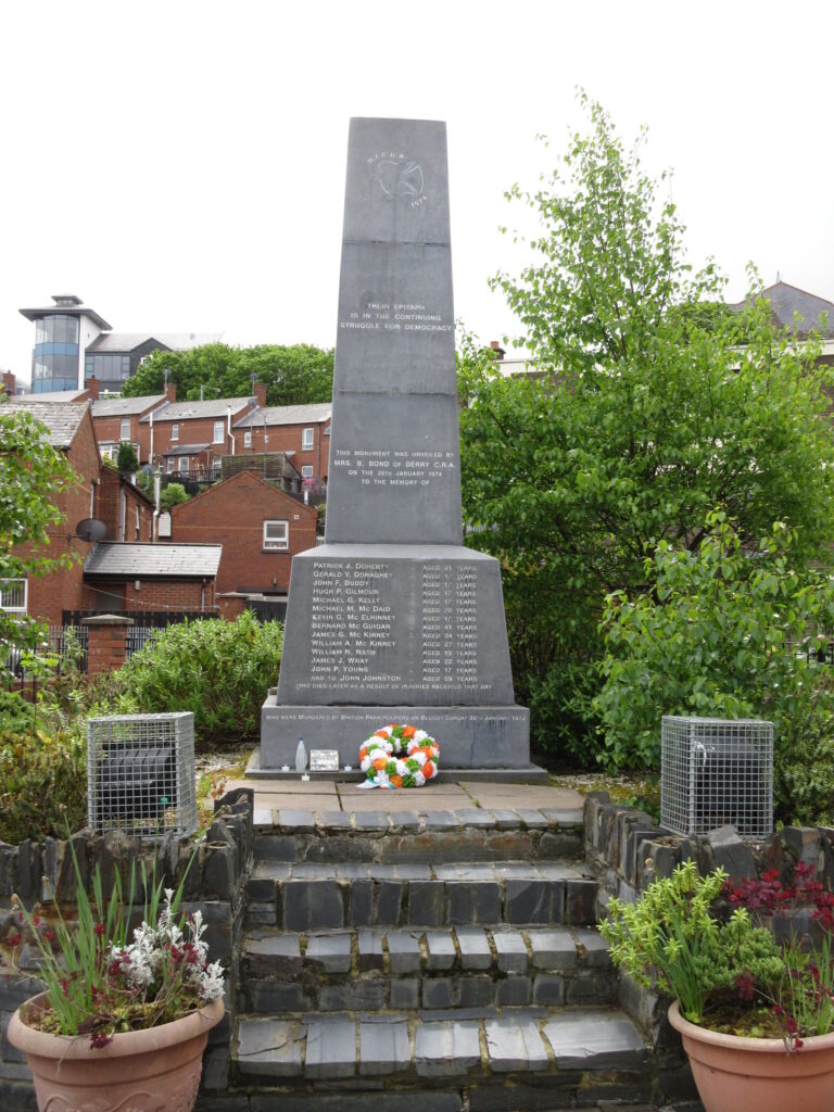 The Bloody Sunday Obelisk