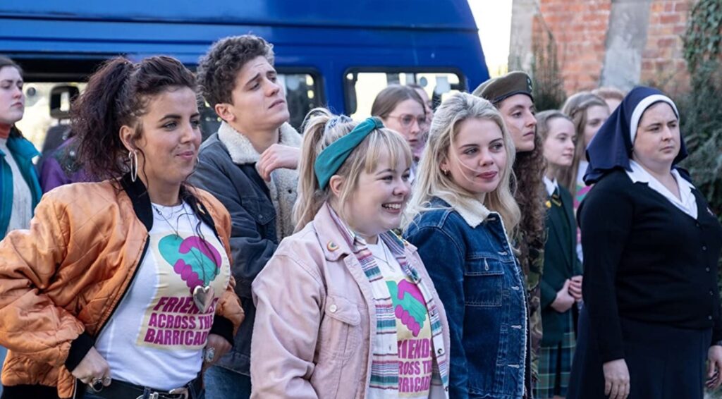 Scene from Derry Girls