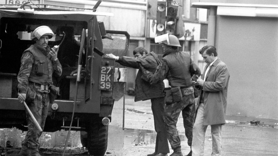 Man being arrested by the police forces