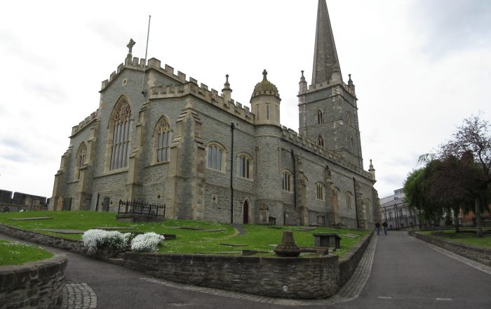 St Columbs Cathedral at noon