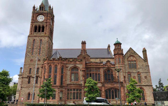 Eastern side of the Guildhall