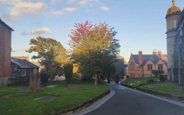 St Columbs Cathedra courtyard