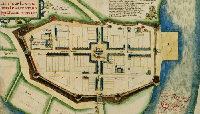 Derry History - Plan of Londonderry City during The Plantation